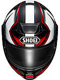 Мотошолом Shoei Neotec 3 Grasp TC-5 black white red, фото 2