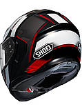 Мотошолом Shoei Neotec 3 Grasp TC-5 black white red, фото 3