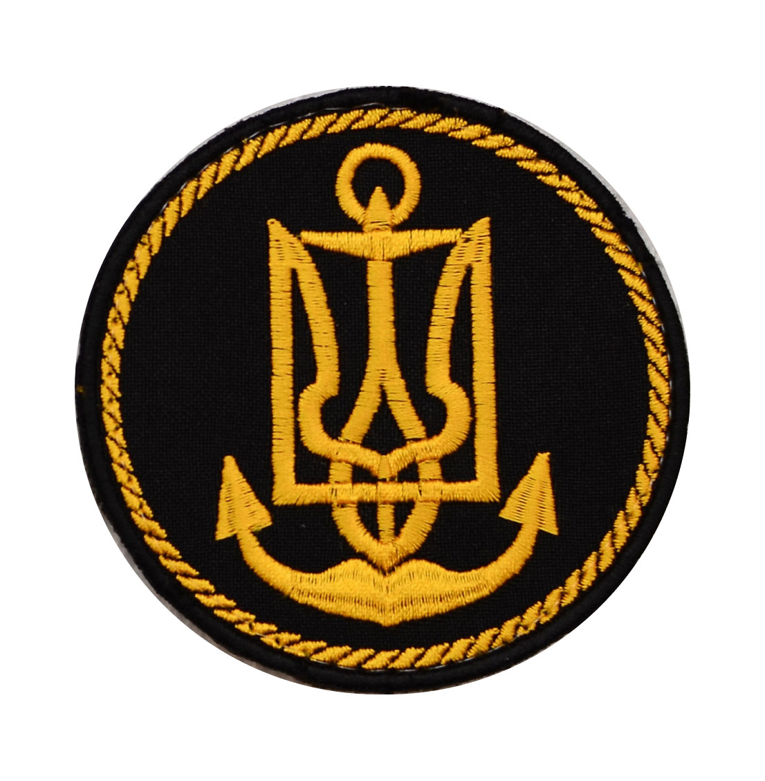 Шеврон ТРИЗУБ - ВМС - на липучці, фото 1