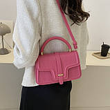 Жіноча сумка 4354 крос-боді рожева, фото 2