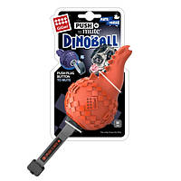 Игрушка для Собак Gigwi Dinoball Динозавр Оранжевый с Отключающимся Звуком 14 см
