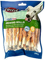 TRIXIE TX-31378 Denta Fun Chewing Rolls Палочки для собак с куриной грудкой 12 см, 30 шт, 240 г