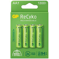 Аккумулятор Gp AA 130AAHCE-2GBE4 Recyko+ 1300 mAh * 4 (130AAHCE / 4891199186523) ASN