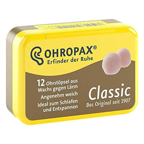 Воскові беруші для сну Ohropax Classic, 6 пар