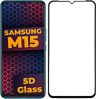 5D скло Samsung Galaxy M15 5G M156 (Захисне Full Glue) Black