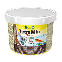 Сухий корм для акваріумних риб Tetra у пластівцях «TetraMin» 10 л (для всіх акваріумних риб)
