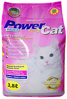 SILICA GEL POWER CAT - Наполнитель силикагелевый для кошачьего туалета - 3,8 л