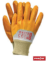 Перчатки рабочие с нитриловым покрытием Reis RNITZ (10 размер)