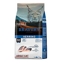 BRAVERY Herring Adult Cat, сухой корм для взрослых котов , с селедкой -2кг