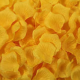 Пелюстки троянд штучні 100 штук 45 на 45 мм помаранчевий, фото 2