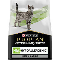 Purina Pro Plan Veterinary Diets HA Hypoallergenic гипоаллергенный для лечения пищевой аллергии у кошек 325 гр