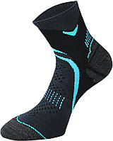 Шкарпетки Comodo RUN2 Чорний Бірюзовий (COMO-RUN-2-02-3942) QT, код: 5575090