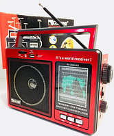 FM радиоприемник в ретро стиле аккумуляторный c USB выходом колонка, GOLON-RX 006