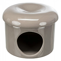 Trixie TX-61362 Керамический домик для мышей 16×12 см, серо-коричневый