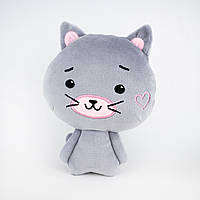 Мягкая игрушка Zolushka котёнок Пинки 21см Серый (Z663) QT, код: 2552051