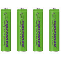 Аккумулятор Esperanza AA 2000mAh Ni-MH * 4 green (EZA104G) ASN