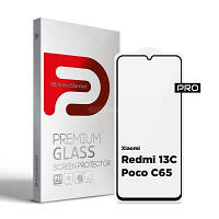 Стекло защитное Armorstandart Pro Xiaomi Redmi 13C / Poco C65 Black (ARM73151) ASN