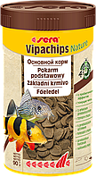 Sera Vipachips Nature сухой корм для аквариумных донных рыб, чипсы, 250 мл (90 г)