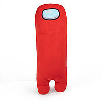 Мягкая игрушка Weber Toys Валик космонавт Among Us 60см Красный (WT7041) QT, код: 6657561