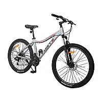 Велосипед женский FORTE VESTA 26"/16", серо-розовый