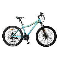 Велосипед женский FORTE VESTA 26"/16", сине-желтый