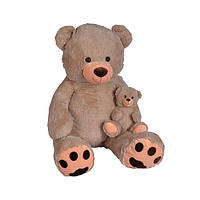 Большая мягкая игрушка Медвежонок с малышом 100 см Nicotoy IG-OL186006 QT, код: 8249613
