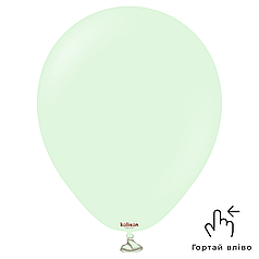 Куля 12" KALISAN-КЛ Макарун 05 Блідо-зелена | Macaron Pale Green