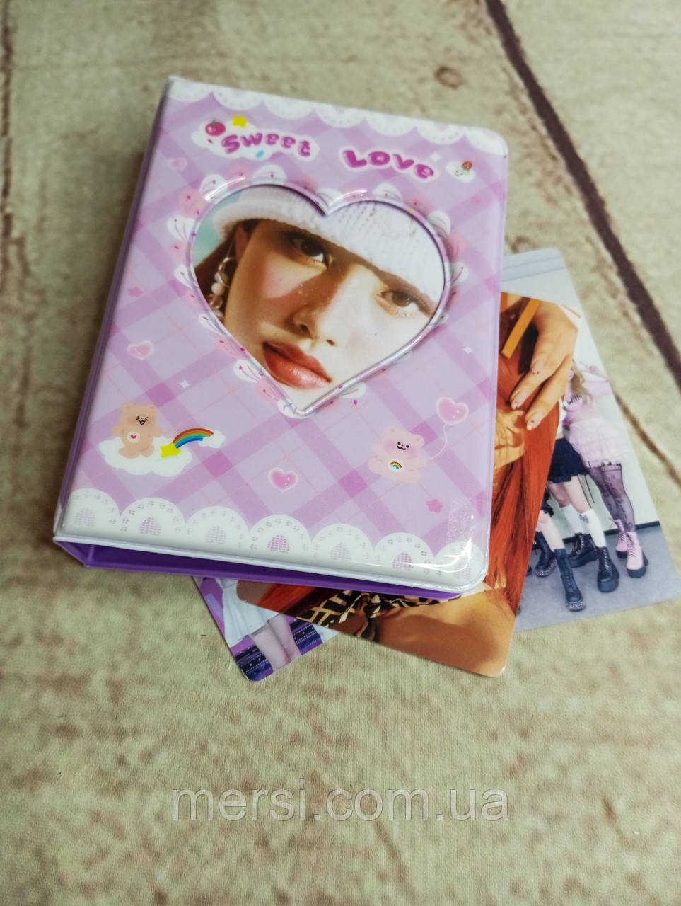 Біндер для фотокарток К-ПОП альбом для карток K-POP lomo card на 40+1 шт №19