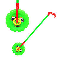 Каталка на палочке Цветочек MiC зеленый (159A) QT, код: 7684130