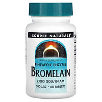 Source Naturals Bromelain 500 mg 60 таблеток Lodgi