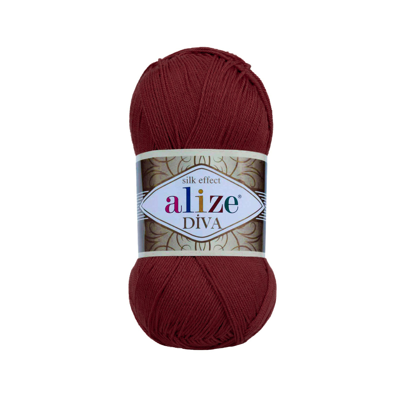 Пряжа акрилова Alize Diva, Корал No 366, 100 г, 350 м, Алізе Діва, нитки для в'язання