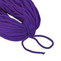 Шнур для шитья сумок, Акрил, Темно лиловый 6 мм*50 м