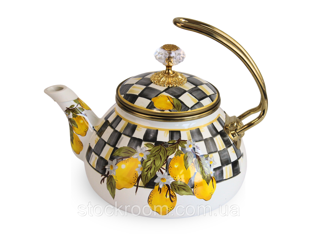 Чайник эмалированный SICILY Elmani с крышкой 2.2 л (763-038) - фото 1 - id-p2173207624