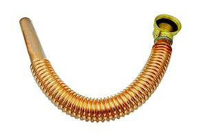 Універсальний сифон для умивальника, раковини, кухонної мийки, піддону (мідь/латунь)