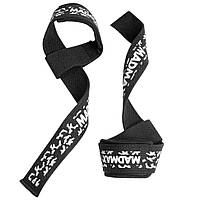 Лямки для тяги Camo Power Wrist Straps MadMax MFA-275-WHT-U Camo/White, Vse-detyam