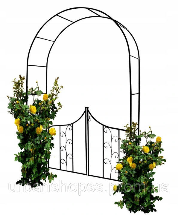 Арка садовая-пергола GardenLine PERG-N6092 138 x 40 x 240 см Черный UP, код: 7548283 - фото 2 - id-p2173266534