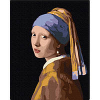 Картина по номерам "Девушка с жемчужной серьгой" BS223, 40х50см pl