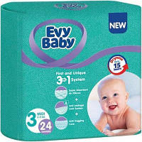 Подгузники Evy Baby Midi 5-9 кг 24 шт (8690506520236) ASN