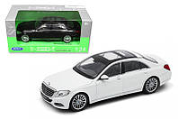 Машина металева 24051W "WELLY"1:24 MERCEDES BENZ S-CLASS, 2 кольори, в коробці 23*11*10 см