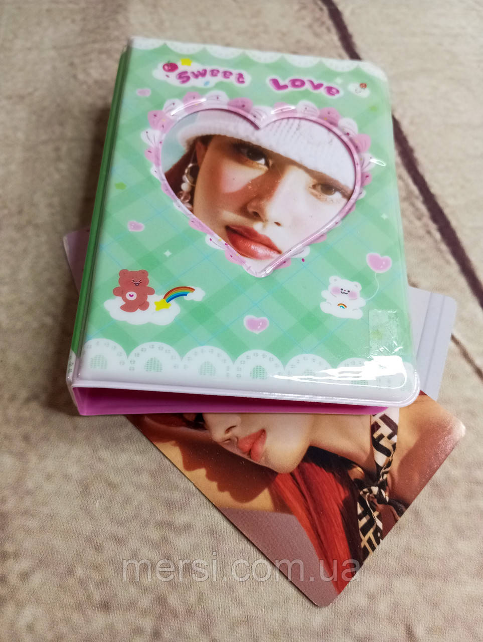 Біндер для фотокарток К-ПОП альбом для карток K-POP lomo card на 40+1 шт №22, фото 1