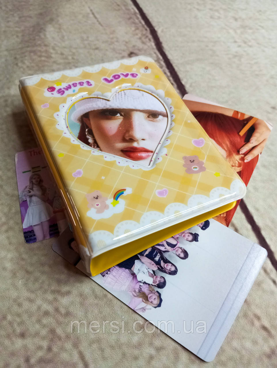 Біндер для фотокарток К-ПОП альбом для карток K-POP lomo card на 40+1 шт №23