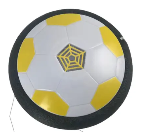 Футбольний мяч для дома с подсветкой HoverBall (ховербол) жовтий, фото 1