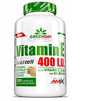 Витамин E для спорта Amix Nutrition GreenDay Vitamin E 400 IU LIFE+ 200 Caps NX, код: 7620847