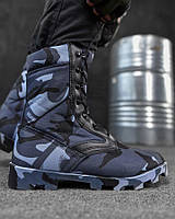 Тактические ботинки Monolit Cordura синий мультикам Мужские военные берцы с подошвой Eva синий мультикам