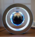 Глобус левітуючий RESTEQ. Літаючий глобус з підсвічуванням, металік, фото 2