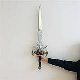 Іграшковий меч короля Артаса 1:1 RESTEQ 100 см. Косплей World of Warcraft, Крижана Скорбота або Фростморн, фото 2