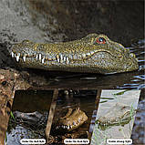 Катер крокодил, р/к плаваюча голова крокодила, іграшка з імітацією голови крокодила Flytec V002 2,4G, фото 2