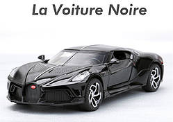 Модель автомобіля Bugatti La Voiture Noire. Металева інерційна машинка Бугатті 1:32