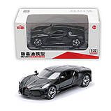 Модель автомобіля Bugatti La Voiture Noire. Металева інерційна машинка Бугатті 1:32, фото 8