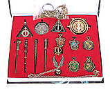 Подарунковий набір атрибутика зі світу Гаррі Поттера. Чарівні палички, медальйони, кулони Гаррі Поттер, фото 7